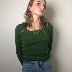 Green sweater